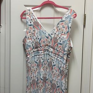 Beautiful flora maxi dress